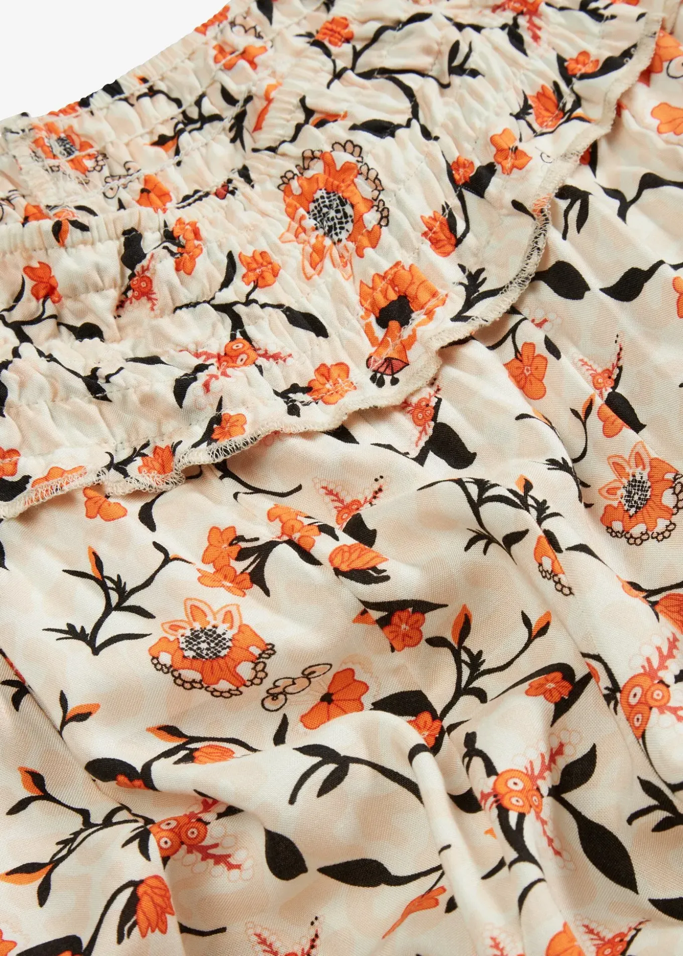 Pantalon palazzo en viscose fluide