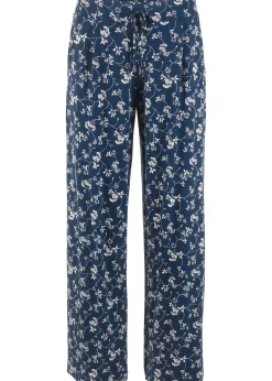 Pantalon palazzo en viscose extensible