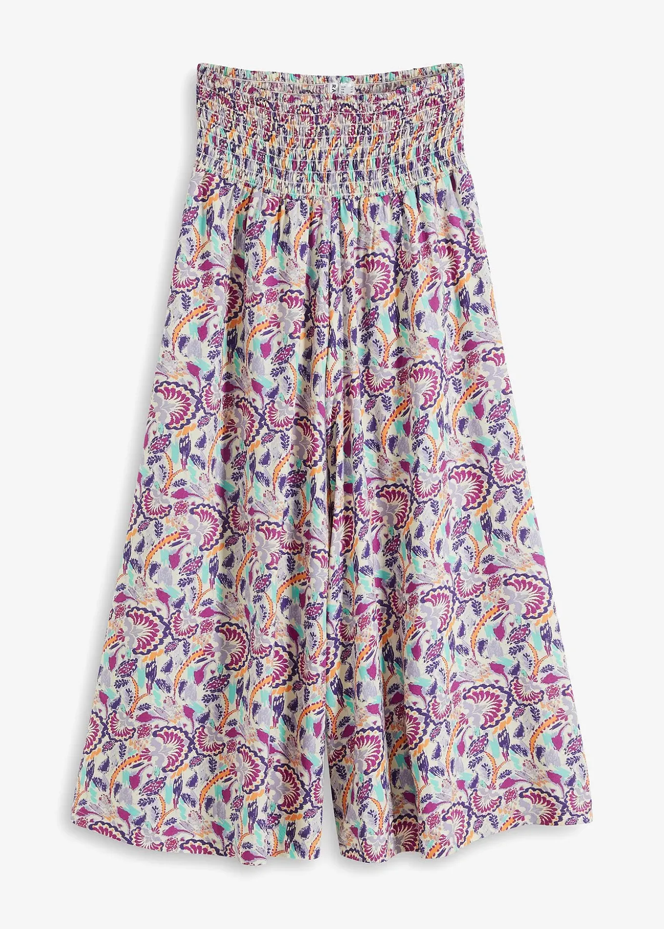 Pantalon palazzo en viscose fluide