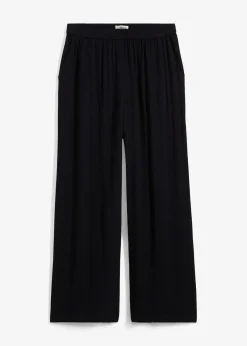 Pantalon palazzo en viscose douce