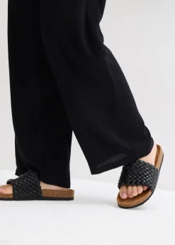 Pantalon palazzo en viscose douce