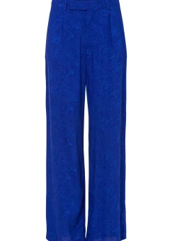 Pantalon palazzo en viscose fluide