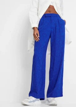 Pantalon palazzo en viscose fluide