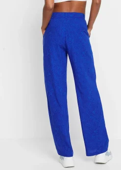 Pantalon palazzo en viscose fluide
