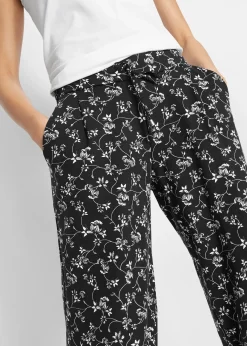 Pantalon palazzo en viscose extensible