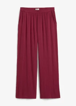 Pantalon palazzo en viscose douce