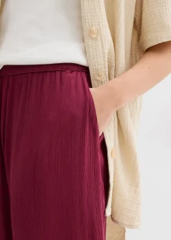 Pantalon palazzo en viscose douce