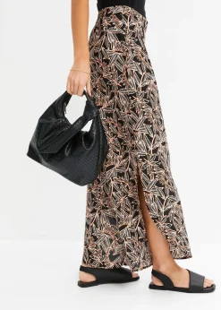 Pantalon palazzo fendu en bas