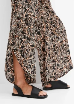 Pantalon palazzo fendu en bas