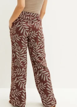 Pantalon palazzo imprimé