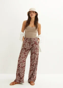 Pantalon palazzo imprimé