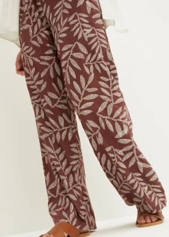 Pantalon palazzo imprimé