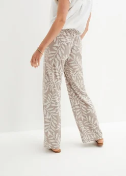 Pantalon palazzo imprimé