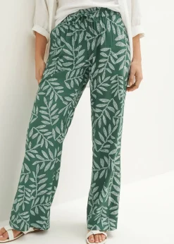 Pantalon palazzo imprimé
