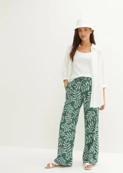 Pantalon palazzo imprimé