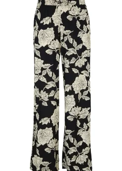 Pantalon palazzo imprimé en viscose