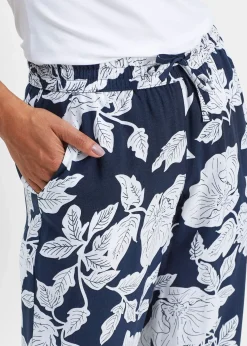 Pantalon palazzo imprimé en viscose