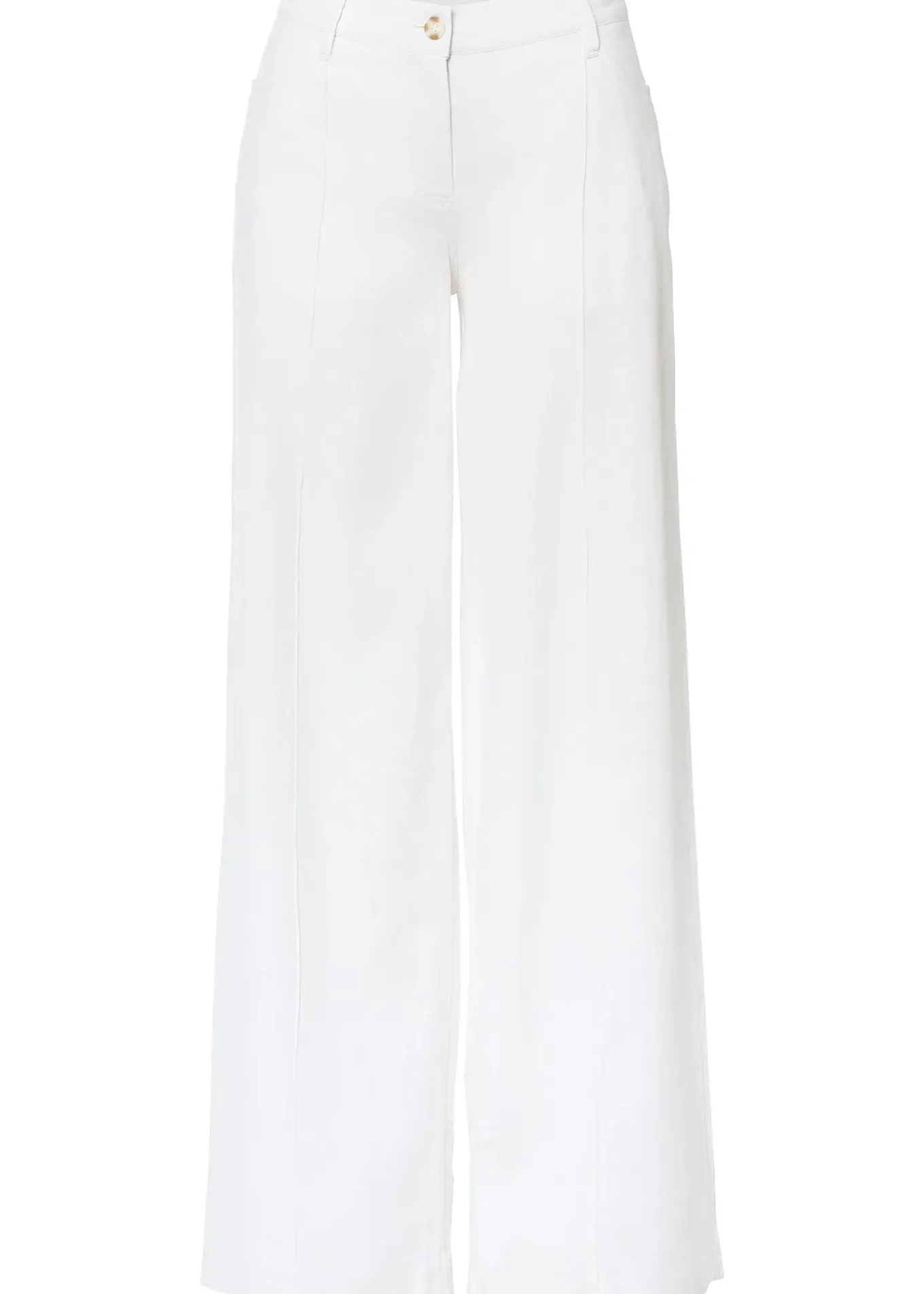 Pantalon palazzo léger en lin mélangé