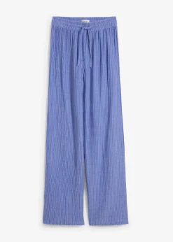 Pantalon palazzo rayé