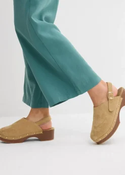 Pantalon raccourci en viscose mélangée