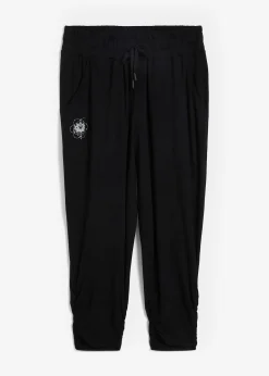 Pantalon sarouel décontracté avec ourlet resserré