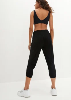 Pantalon sarouel décontracté avec ourlet resserré