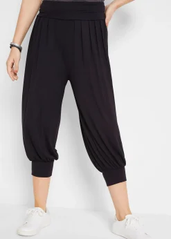Pantalon sarouel en viscose douce et extensible