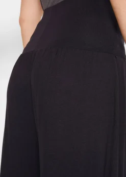 Pantalon sarouel en viscose douce et extensible