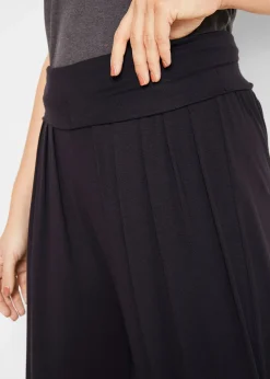 Pantalon sarouel en viscose douce et extensible