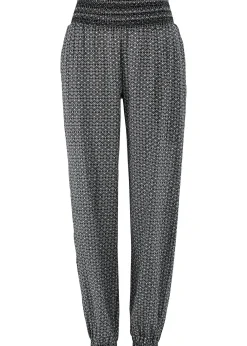 Pantalon sarouel froissé