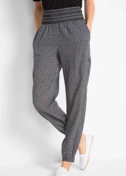 Pantalon sarouel froissé