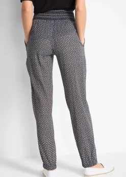 Pantalon sarouel froissé