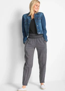 Pantalon sarouel froissé