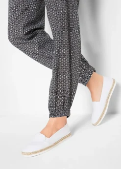 Pantalon sarouel froissé