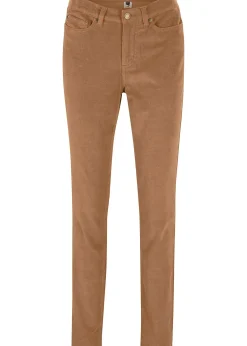 Pantalon skinny en velours côtelé extensible