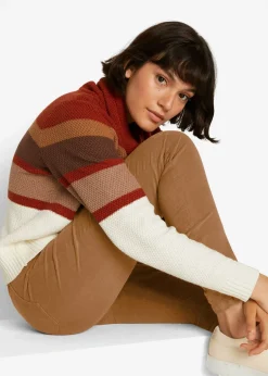 Pantalon skinny en velours côtelé extensible