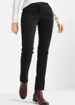 Pantalon slim en velours côtelé extensible
