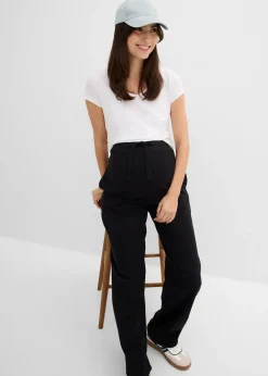 Pantalon sweat de grossesse, largeur réglable, 100% coton