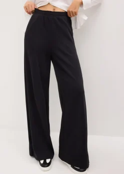 Pantalon sweat de jogging large en coton mélangé