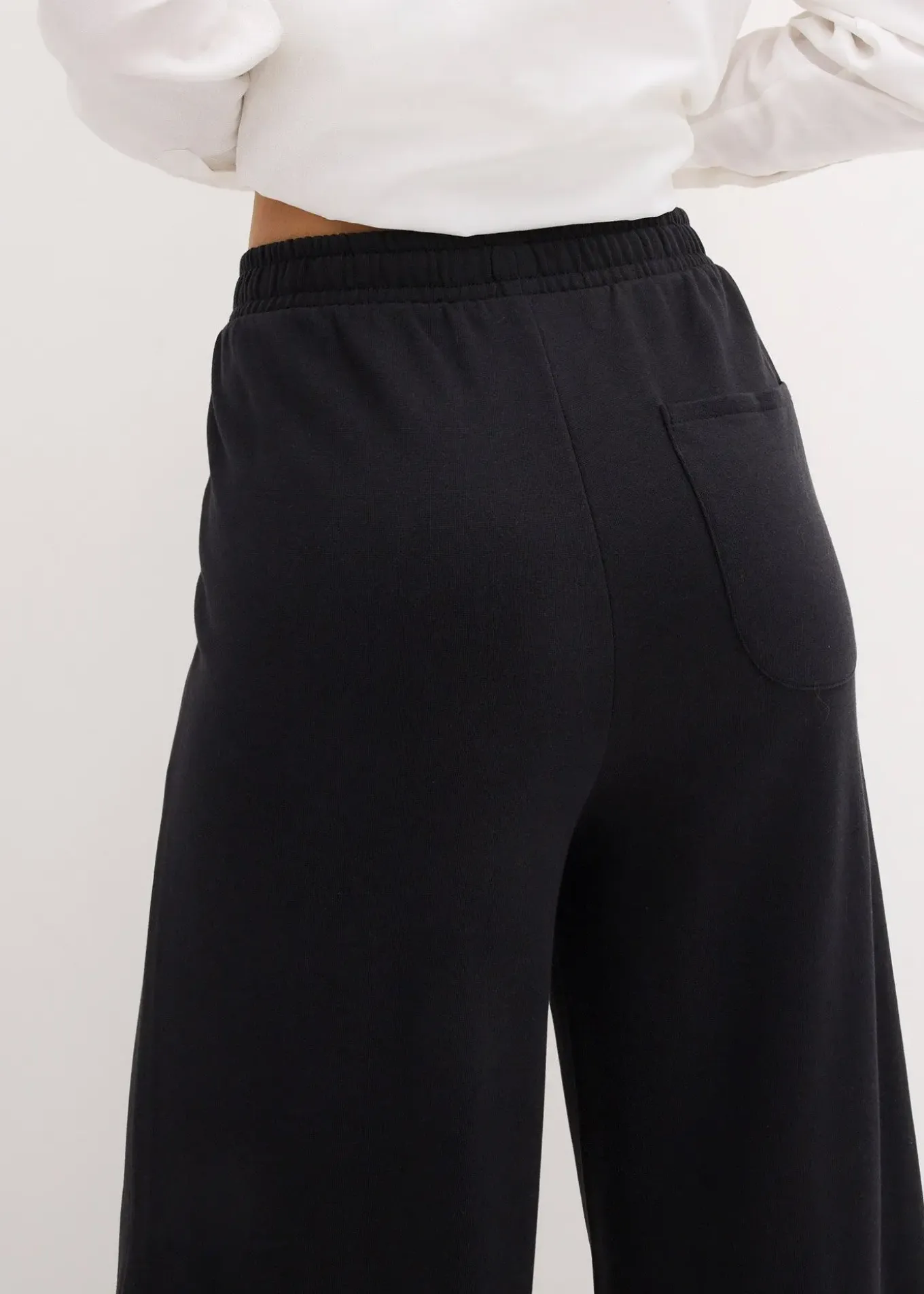 Pantalon sweat de jogging large en coton mélangé
