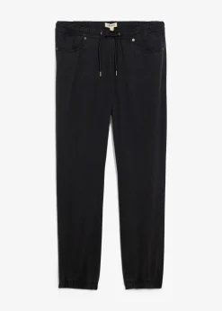 Pantalon taille extensible fuselé en twill 100% coton