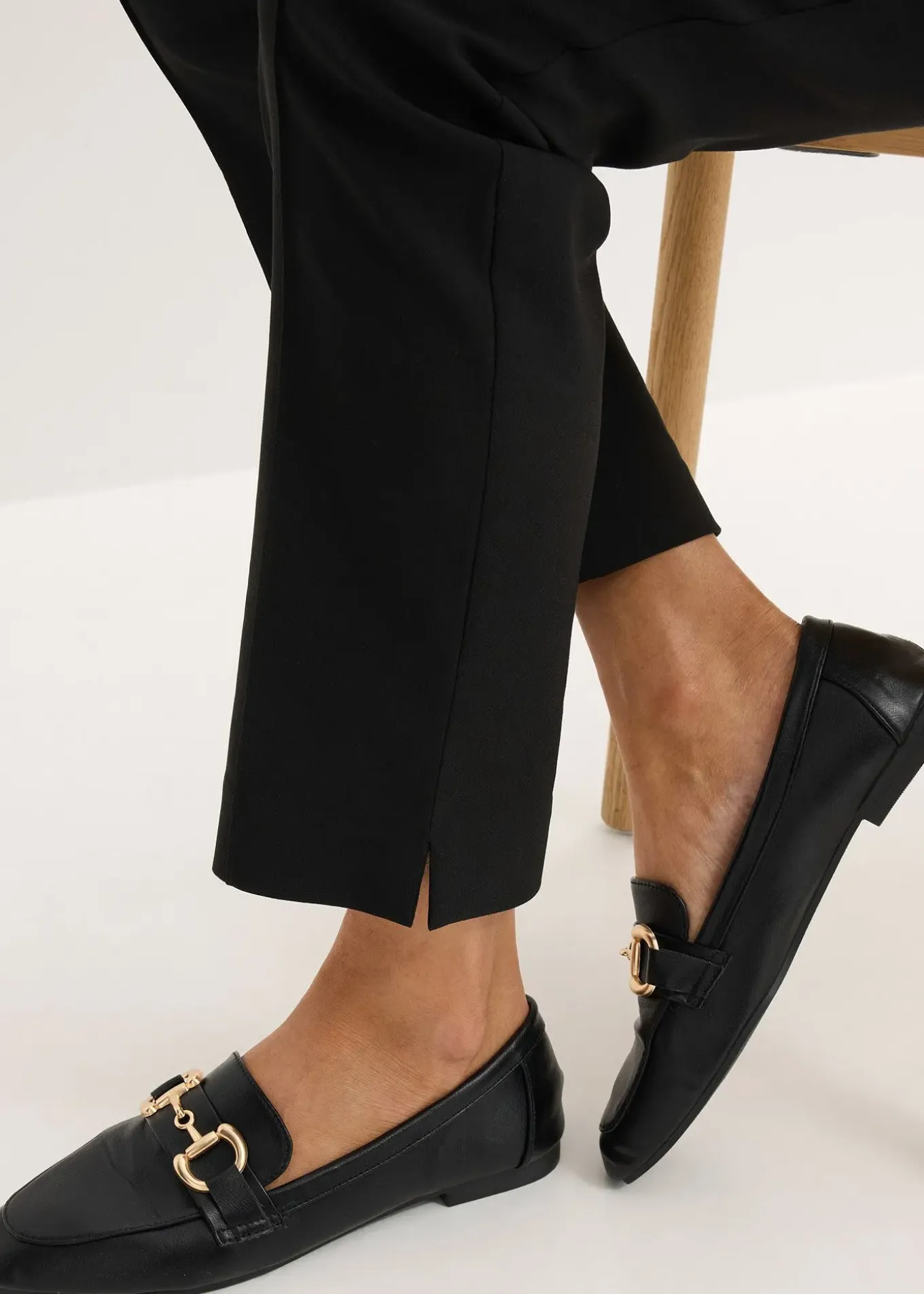 Pantalon taille extensible en bengaline