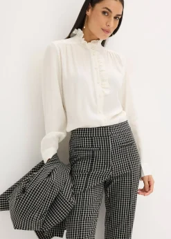 Pantalon taille extensible en bengaline