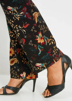 Pantalon taille élastiquée en viscose