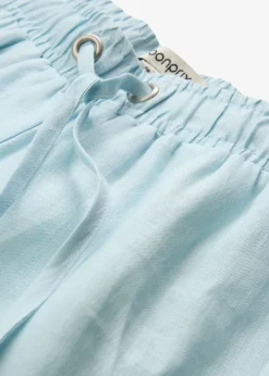 Pantalon taille élastiquée 100% lin