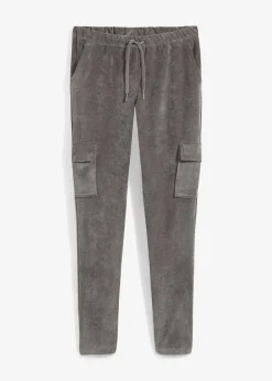 Pantalon taille élastiquée en velours côtelé