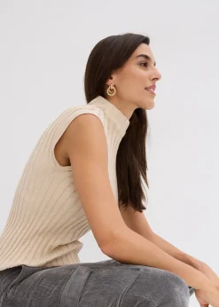 Pantalon taille élastiquée en velours côtelé