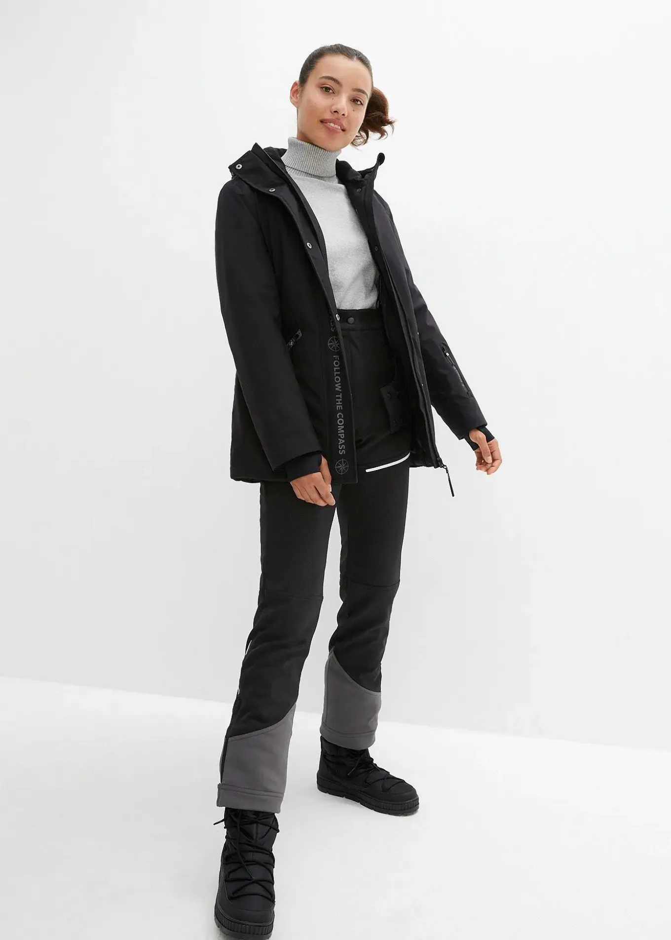 Pantalon technique en softshell extensible et déperlant