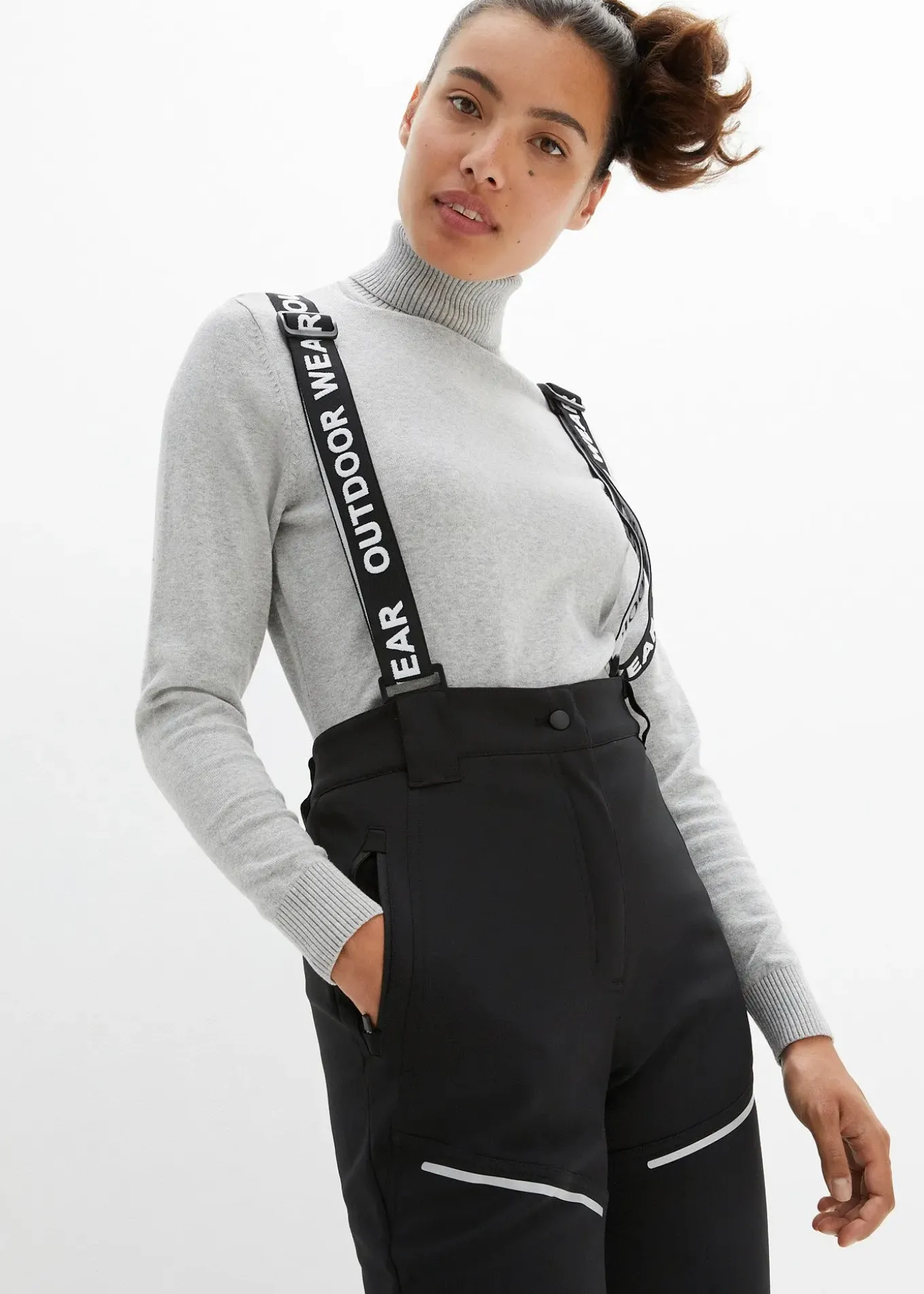 Pantalon technique en softshell extensible et déperlant