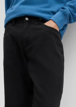 Pantalon thermique, droit et décontracté, taille élastiquée